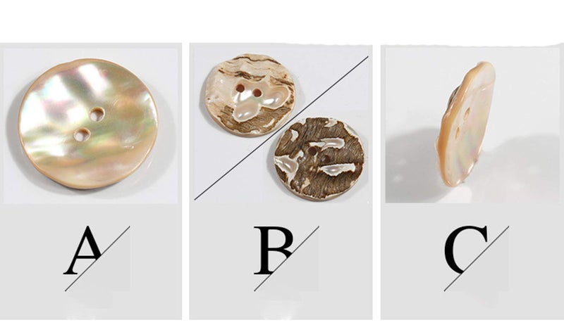 Welecom 1000 Pcs Natural Shell Buttons 10mm 2 Hole Mother of Pearl Round Shell Buttons for Cloth Sewing Craft Buttons - Image 5